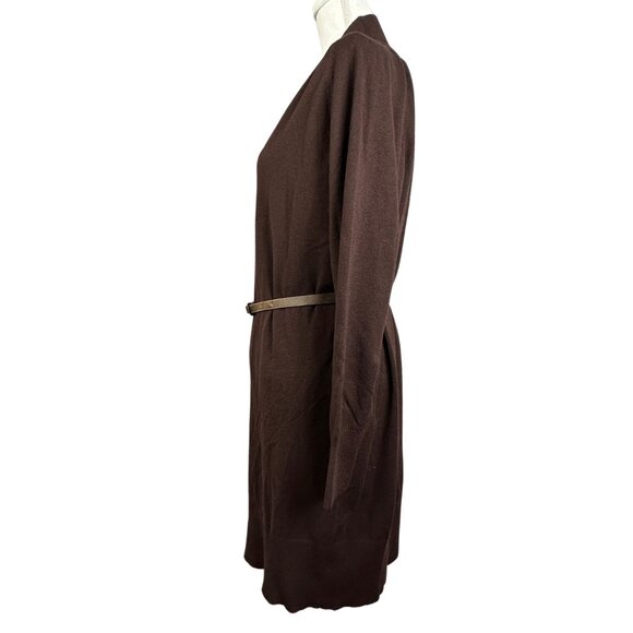 🎉SALE NWOT a new day Brown Open-Front Longline Cardigan – Size Medium - Picture 7 of 7